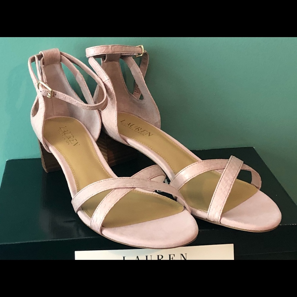 Lauren by Ralph Lauren Folly II Heeled Sandal - Picture 2 of 3
